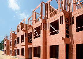ProWood Fire Retardant Wood Used in Multi-Family Construction Project