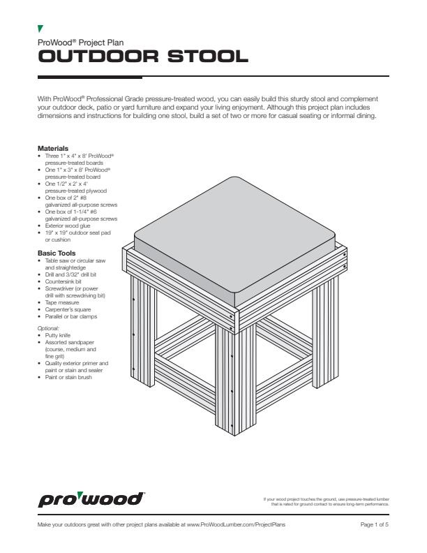 ProWood-Outdoor-Stool-Project-Plan
