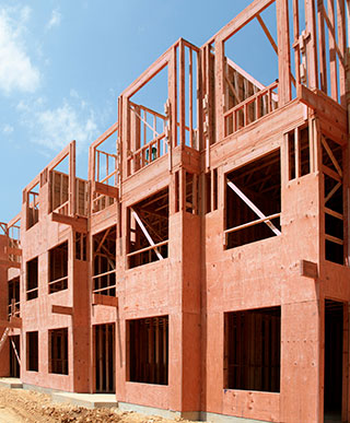 ProWood Fire Retardant Plywood Used in Multi-Family Construction Project