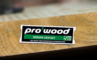 ProWood KDAT Board Close-up with End Tag